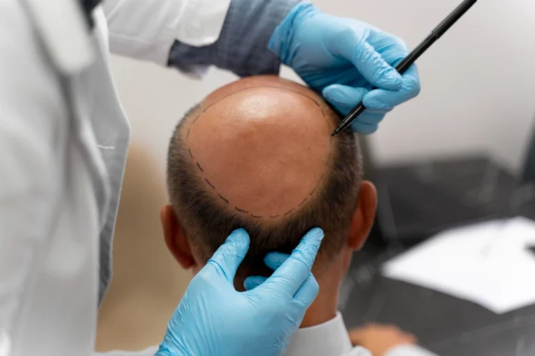 FUE vs FUT hair transplant donor scars